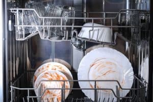 Dishes are still dirty