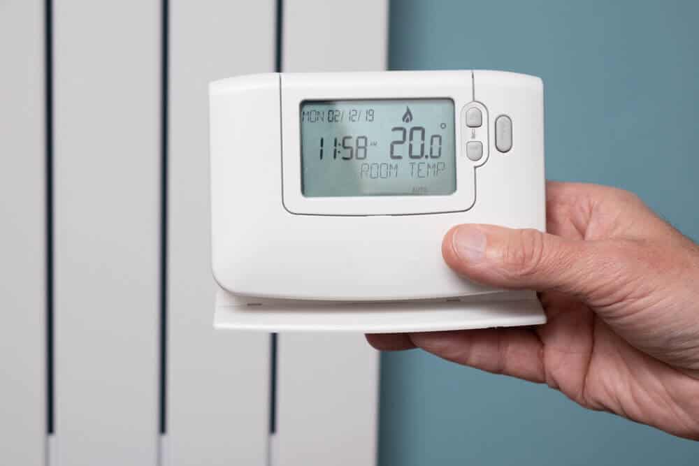 how to change honeywell thermostat to fahrenheit