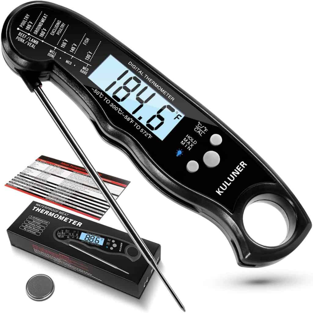 Using a meat thermometer