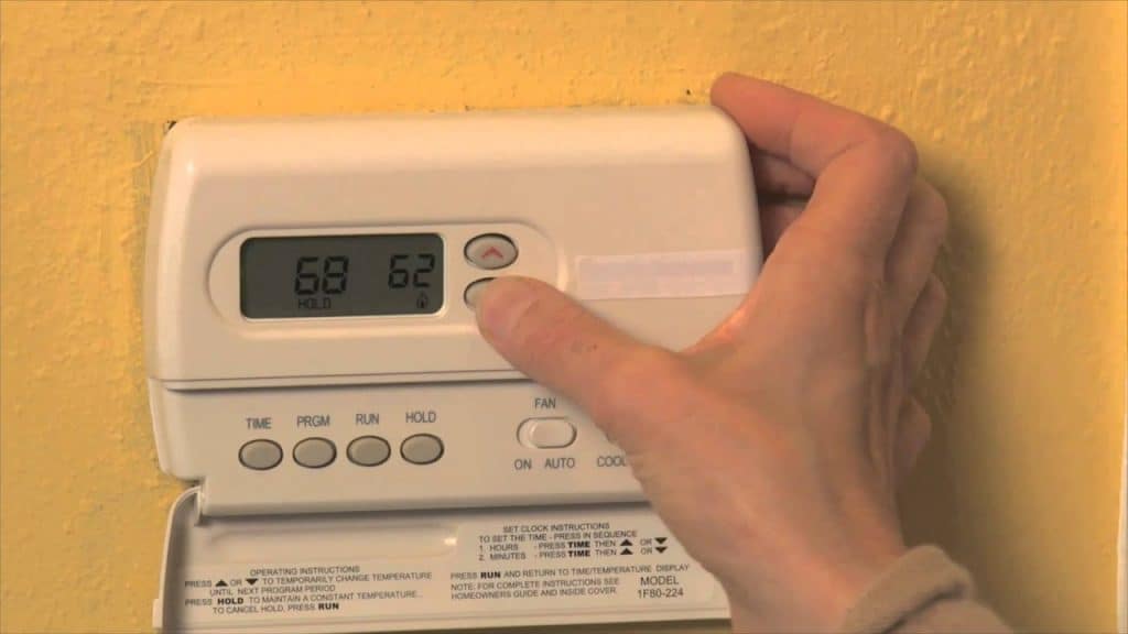 When White Rodgers Thermostat stuck on Hold