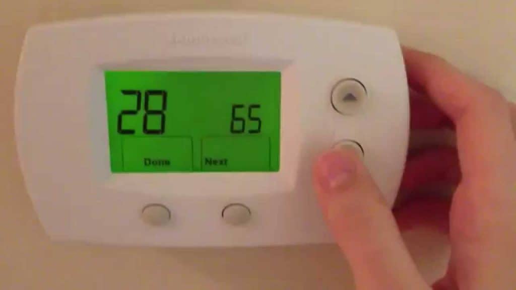 Four-button thermostats