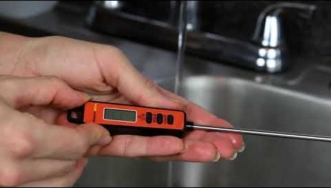 how to clean a meat thermometer