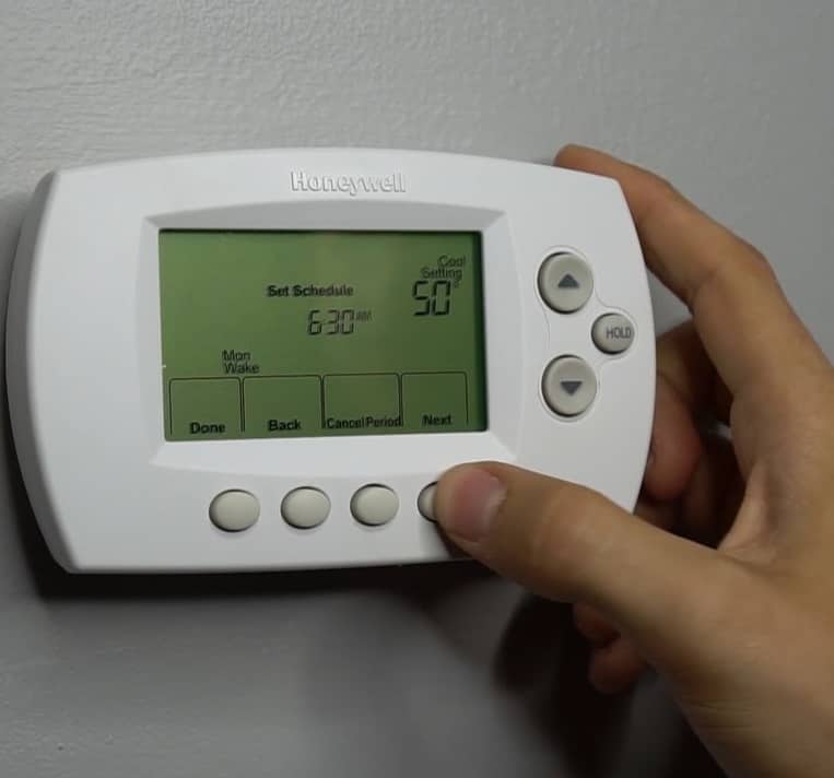Steps of how to test the condition of the thermostat