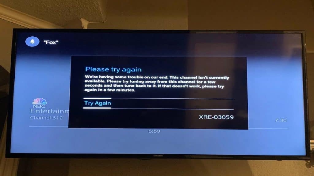 Steps of troubleshooting the black screen with sound with the Xfinity TV