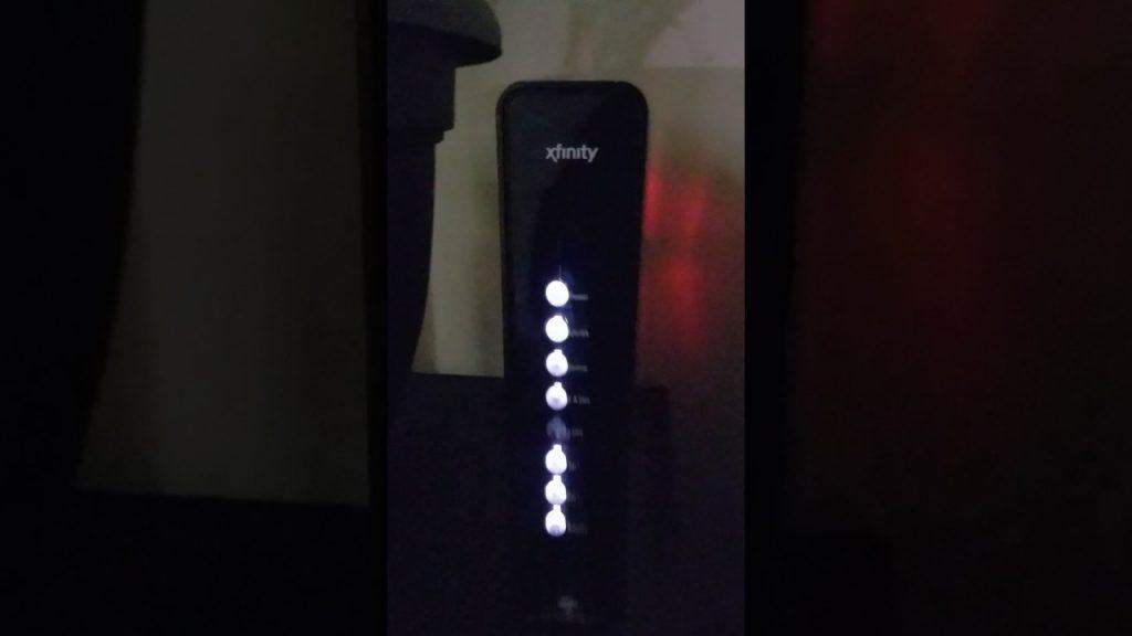 What it means with the White Light on Xfinity Router