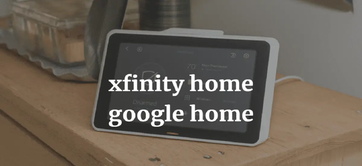 xfinity home google home